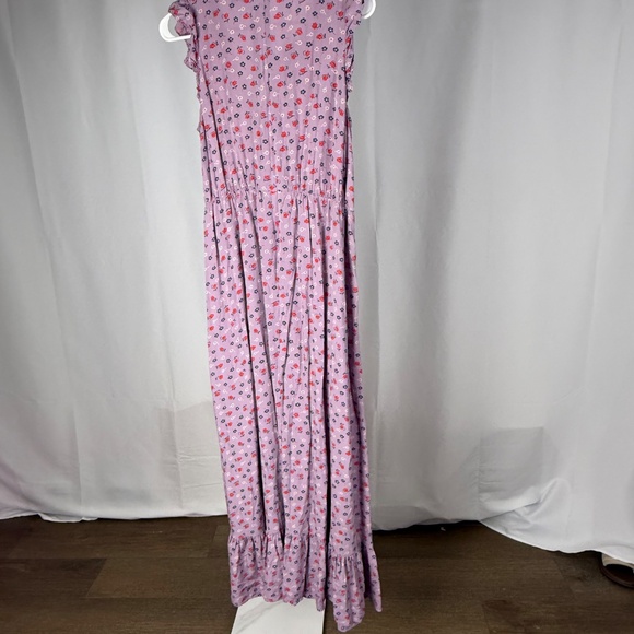 Madewell Ruffle-Edged Wrap Maxi Dress in Prairie Posies Size 4, Fall, Wedding - Picture 6 of 13